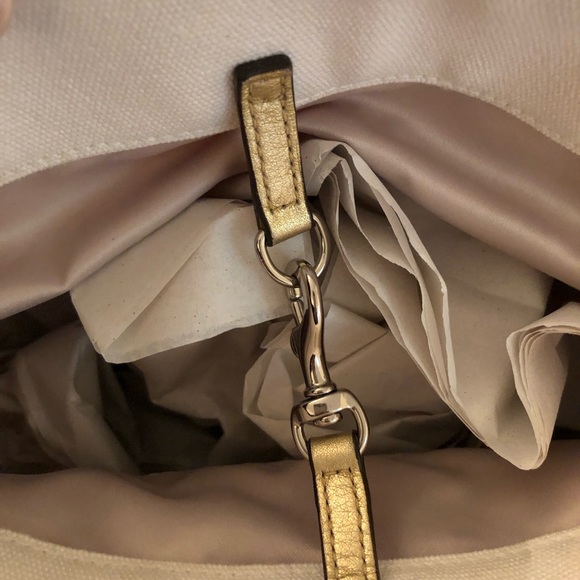 Coach poppy goldy satchel tote rare find discontinued - Picture 7 of 14